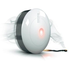 Fibaro Smoke Sensor & Temperature Sensor SLV White - Advanced Safety & Comfort Solutions